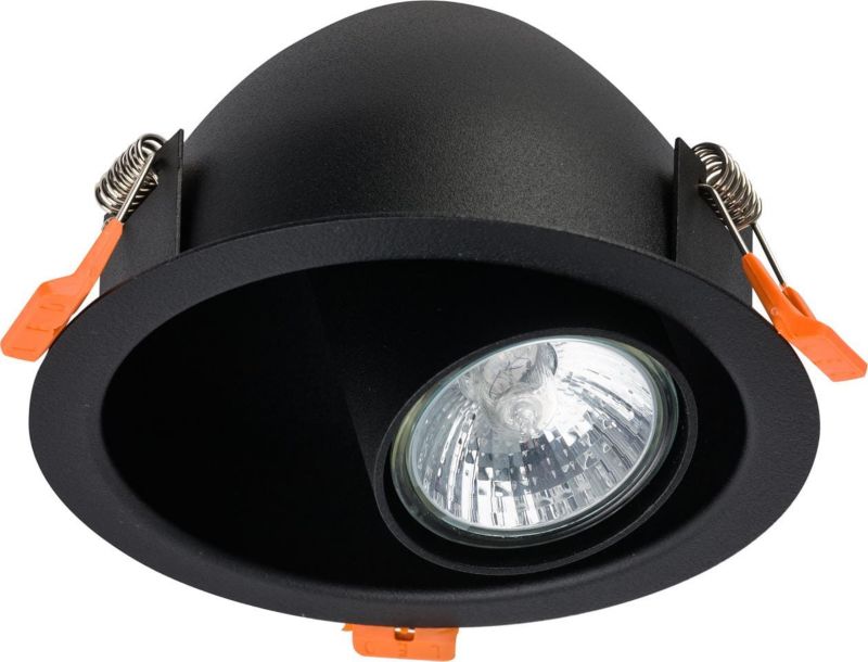 Oprawa sufitowa wpuszczana Nowodvorski Lighting Downlight czarna ruchoma 1 x GU10 x 35W IP20 wym: 13,7 x 13,7 cm okrągła - 1 szt.