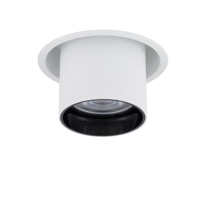 Oprawa wpuszczana Nowodvorski Lighting Mono Slide biało-czarna 1 x GU10 x 10W IP20 wym: 12,5 x 7,3 x 10 cm okrągła - 1 szt.