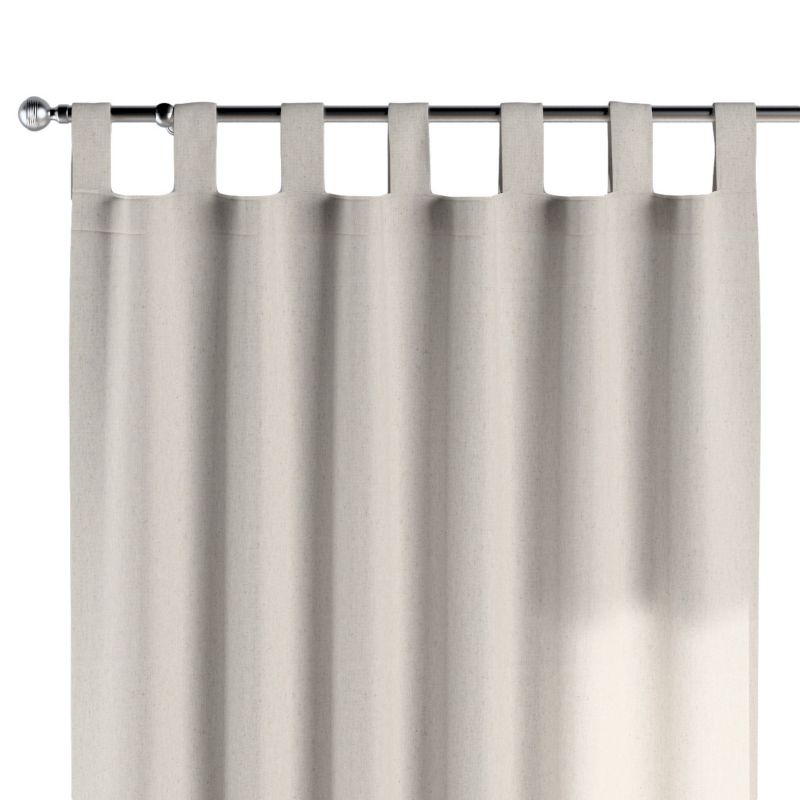 Zasłona na szelkach 1 szt. 130 x 245 cm Dekoria melanż szaro-beżowy 1 szt.