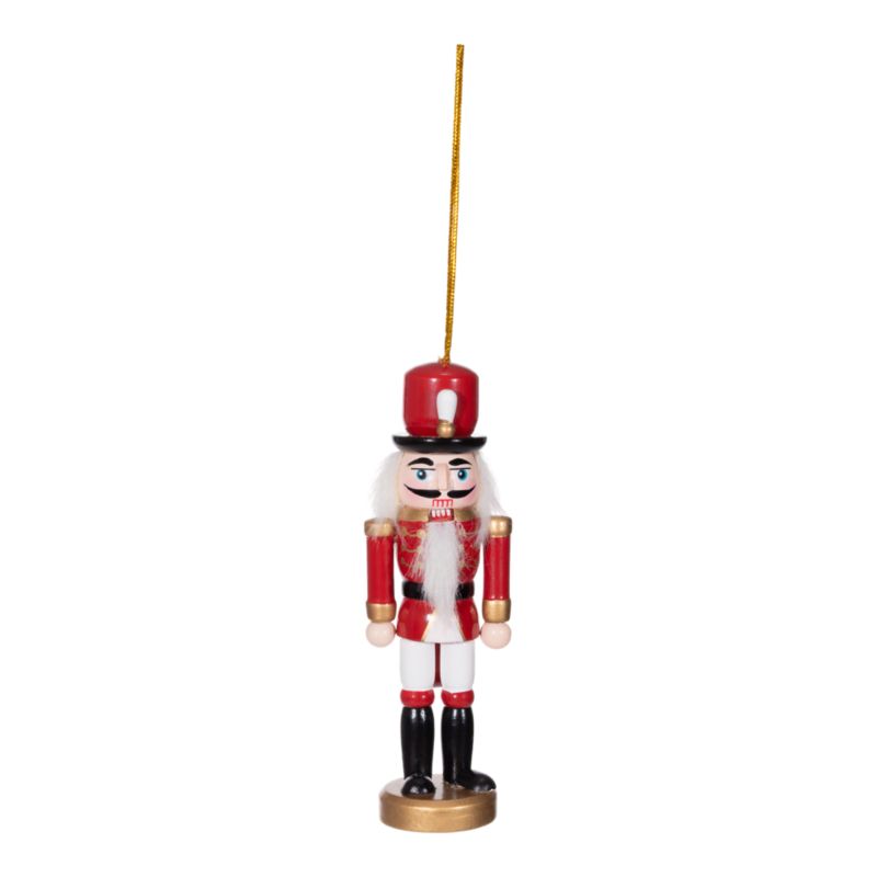 Ozdoba dziadek do orzechów czerwony