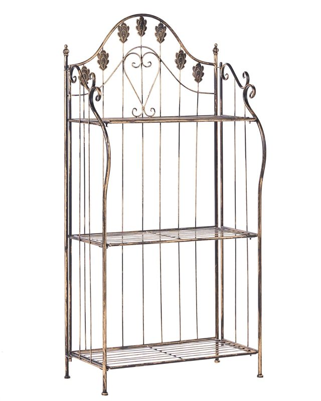 Regał Visano Metal 59 cm 30 cm Czarny 1 szt.