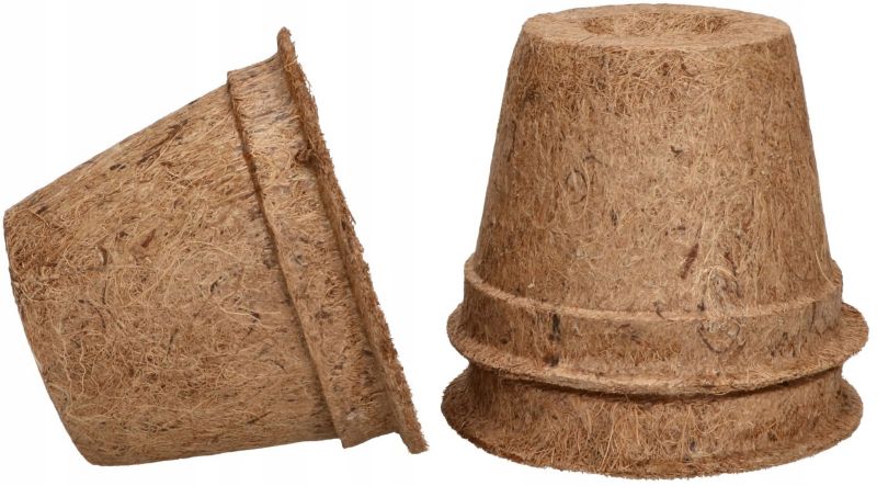 Doniczka naturalna KOTARBAU z włókna kokosowego 15,5 cm 3 szt.