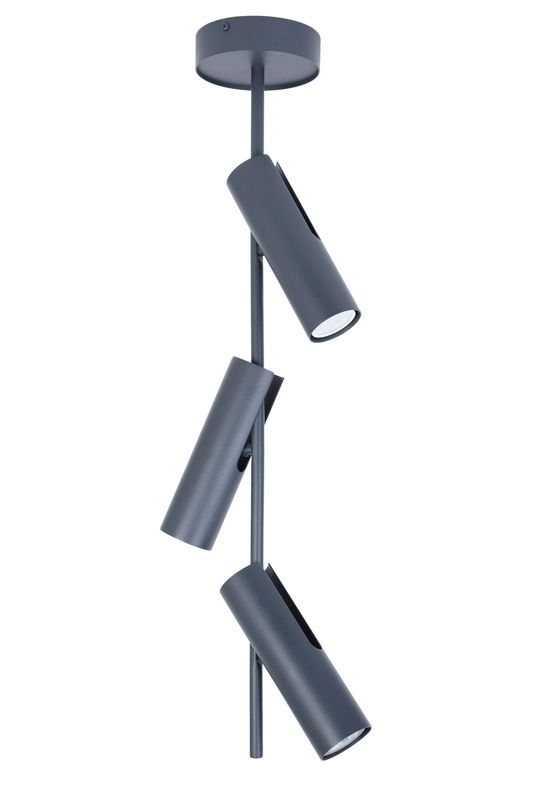 Reflektor spot Sigma Lighting Leda grafitowy 3 x GU10 x IP20 wym: 76 x 28 x 13,5 cm - 1 szt.