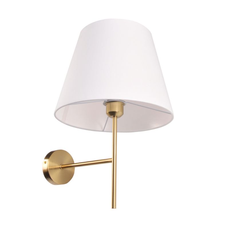 Kinkiet ścienny Polux Elen złoto-biały 1 x E27 x 20W IP20 wym: 49 x 30 x 37,5 cm - 1 szt.