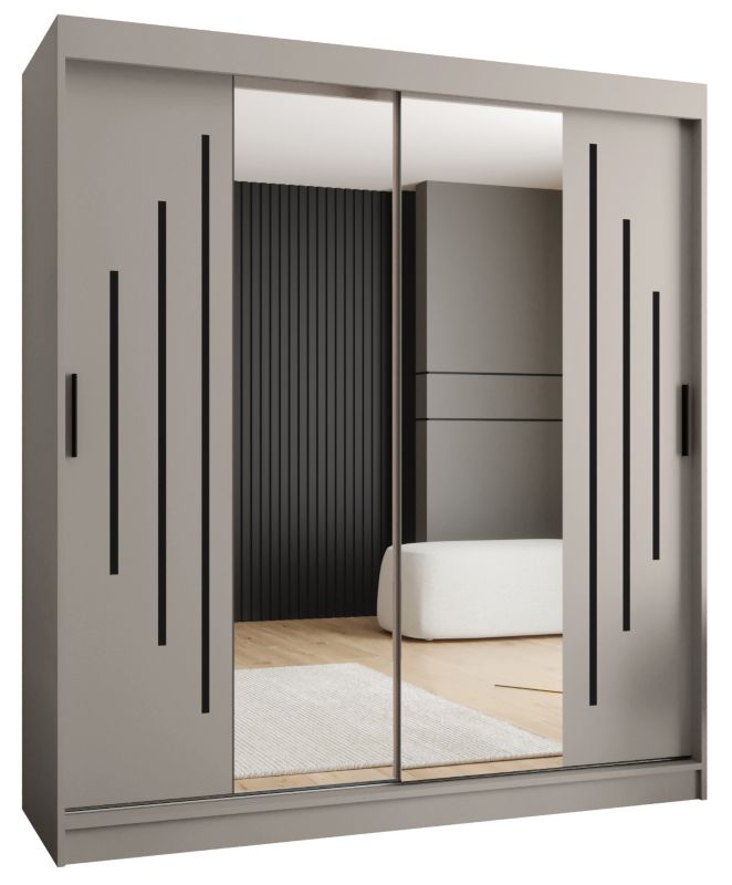 Szafa przesuwna Abiks RUBINO Y1 180 kaszmir 1szt.