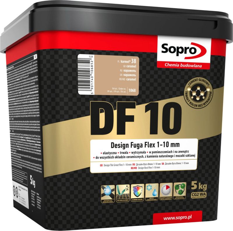 Fuga Sopro Flex DF 10 karmelowa 5 kg
