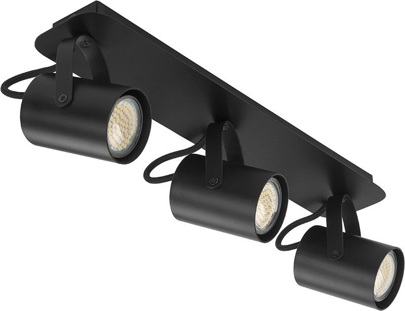 Oprawa sufitowa spot Sigma Lighting Kamera czarny 3 x GU10 x IP20 wym: 14 x 45 x 13 cm - 1 szt.