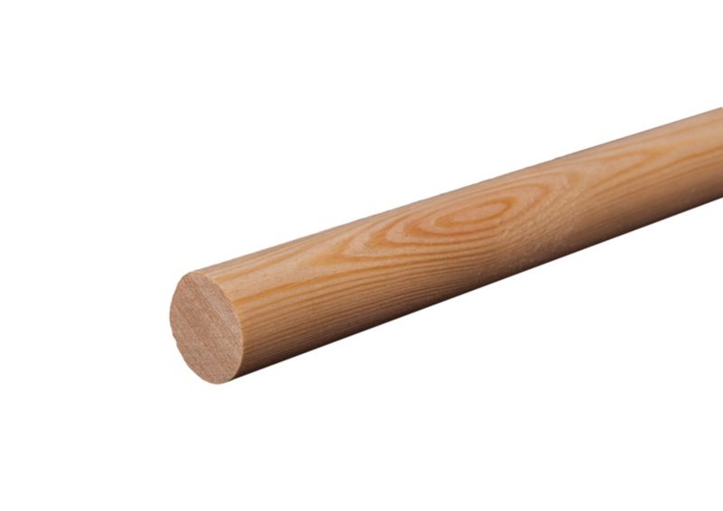 Wałek sosnowy bezsęczny 28 x 28 x 2400 mm