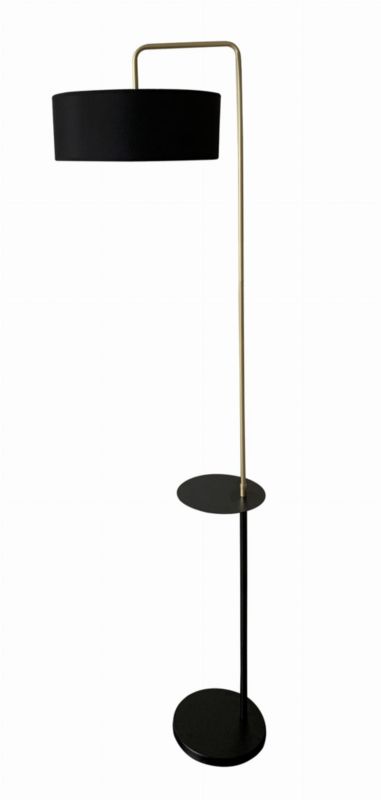 Lampa podłogowa stojąca Candellux Impact czarna 1 x E27 x 40W wym: 172 x 43 x 36 cm - 1 szt.