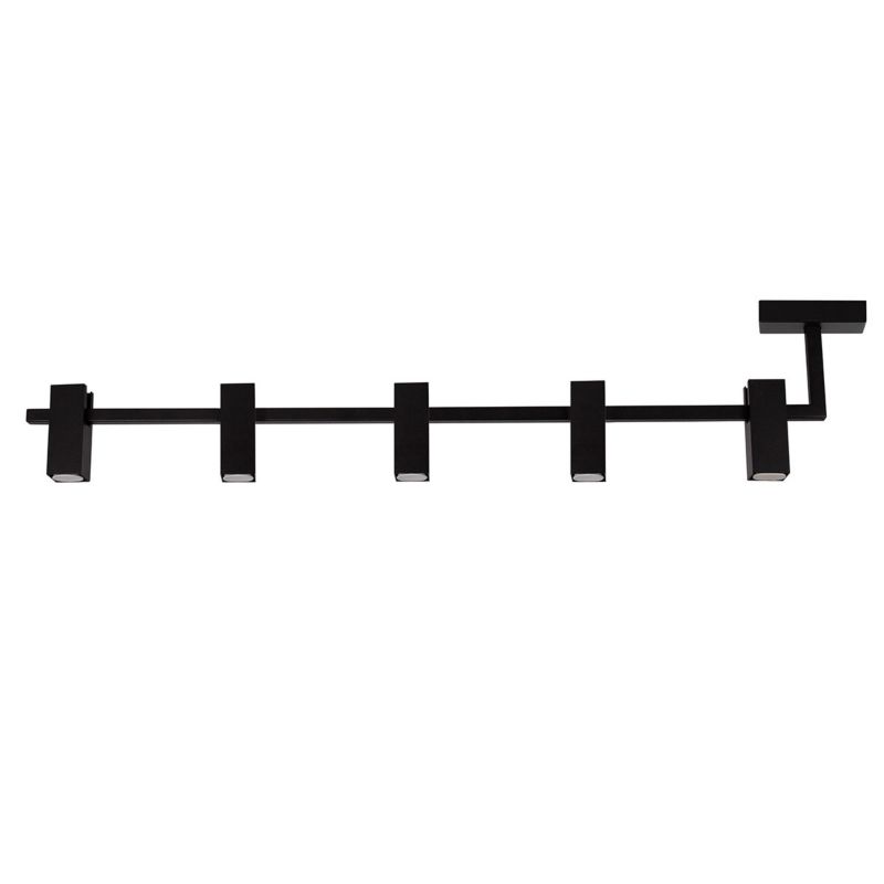 Reflektor spot Sigma Lighting Top czarny 5 x GU10 mini x IP20 wym: 21 x 95 x 5 cm - 1 szt.