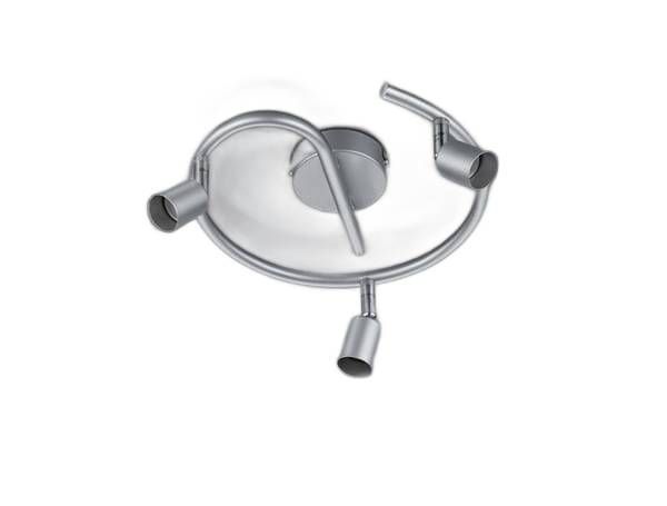 Lampa sufitowa wisząca RL Paris srebrna wym: 13,5 x 26 x 26 cm 3xGU10 x 1 szt.