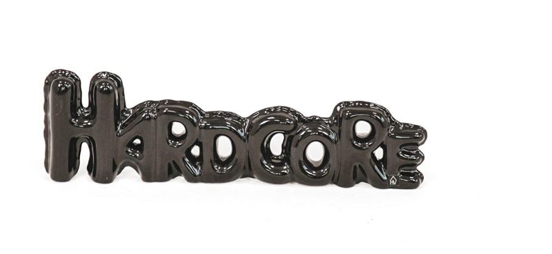 Figurka dekoracyjna pies balon czarny INTESI nowoczesna na komodę do salonu 14,5 cm 1 szt.