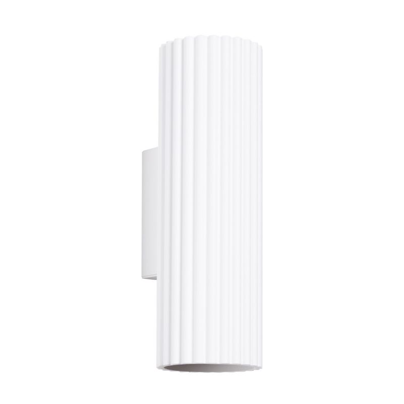 Kinkiet ścienny Sollux Lighting Karbon biały góra-dół 2 x GU10 x 10W IP20 wym: 20 x 6,5 x 8,5 cm - 1 szt.