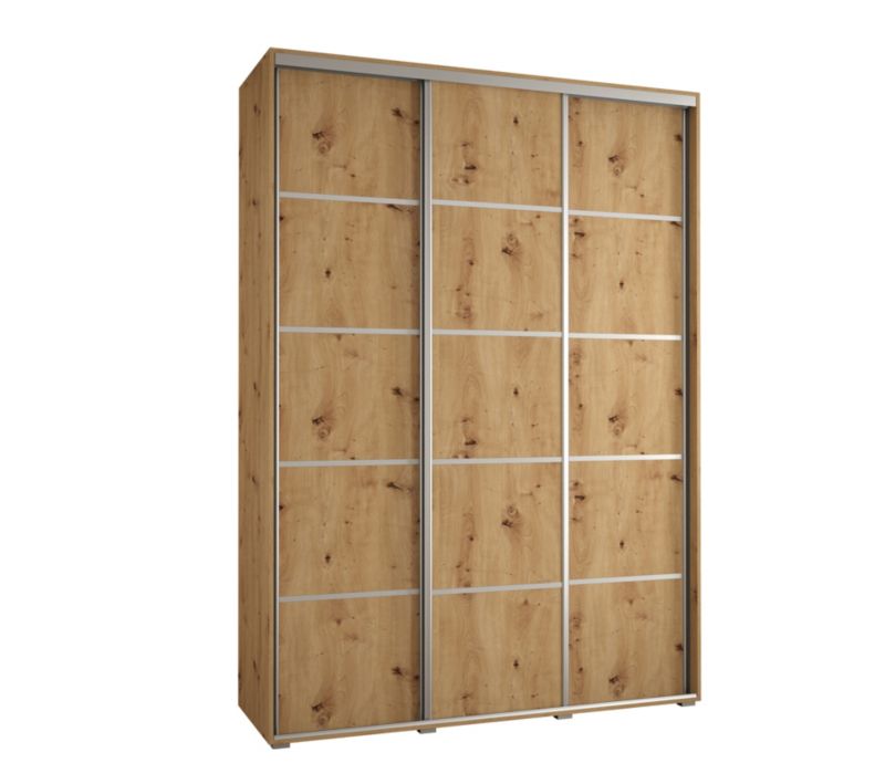 Szafa przesuwna Abiks DAVOS 4 wysoka szer.180cm gł.45cm artisan/artisan/srebrny 1szt.