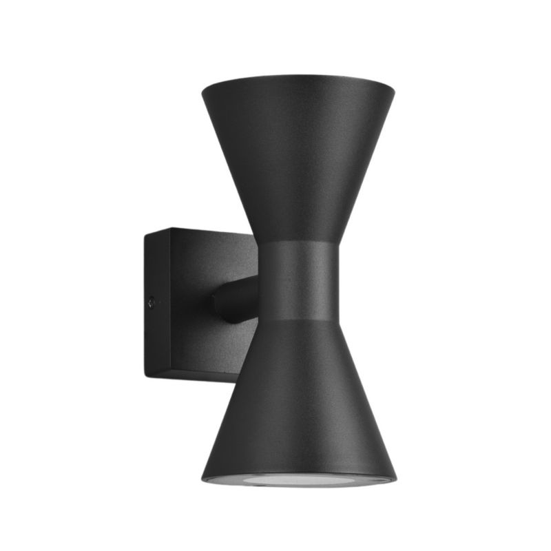 Kinkiet ścienny zewnętrzny Trio Ardas czarny 2 x GU10 x IP44 wym: 20 x 10 x 10 cm - 1 szt.