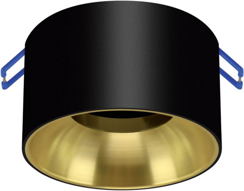 Oczko Struhm Panama GU10 czarne / złote