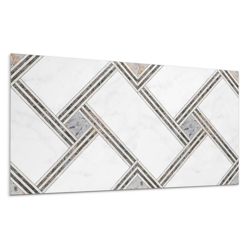 Panel samoprzylepny Wallfluent 120x60 cm Abstrakcyjne linie w stylu geometrycznym 1 szt.