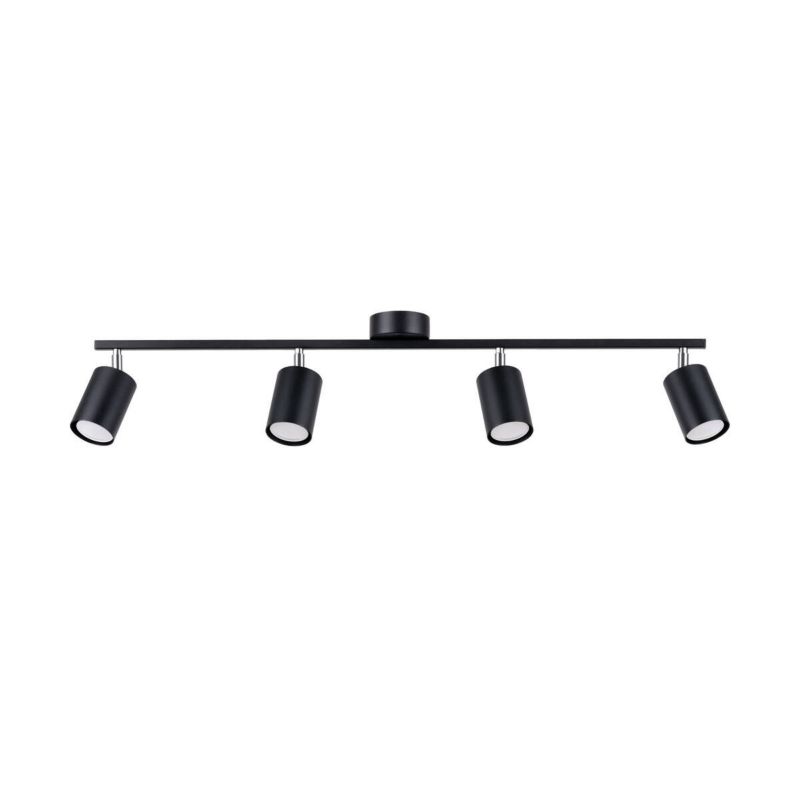 Oprawa sufitowa spot Sollux Lighting Lemmi czarny 4 x GU10 x IP20 wym: 20 x 24 x 100 cm - 1 szt.