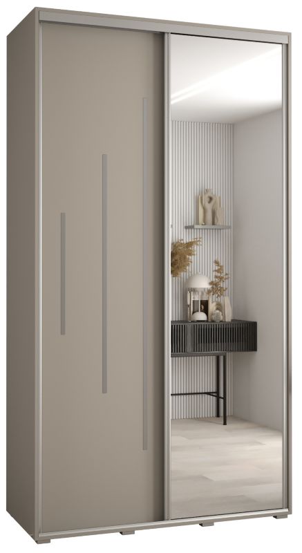 Szafa przesuwna Abiks 60 wysoka Dakota 13 140 kaszmir+kaszmir+sreb 1 szt