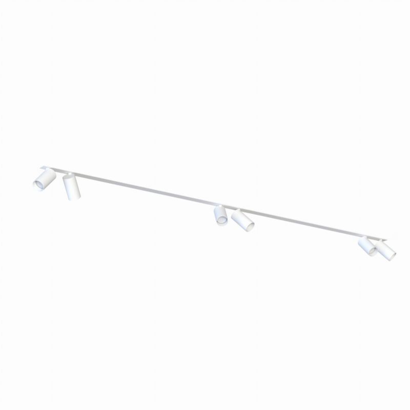 Oprawa wpuszczana Nowodvorski Lighting Mono Surface biała ruchoma 6 x GU10 x 10W IP20 wym: 11 x 20 x 214 cm Listwa - 1 szt.