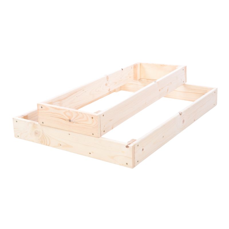 Skrzynia warzywna MODO24 regulowana inspekt 18x60x90 cm przezroczyste impregnowane drewno 1 szt