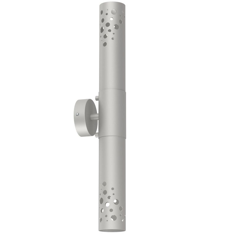 Kinkiet ścienny Luminex Tibia Buble jasnoszary góra-dół 2 x GU10 x 8W IP20 wym: 49 x 8 x 10,5 cm - 1 szt.