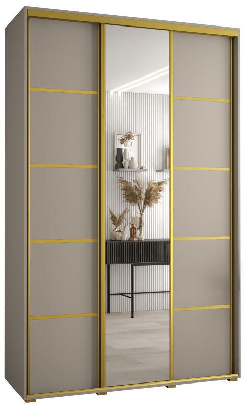 Szafa przesuwna Abiks 60 wysoka Dakota 5 150 kaszmir+kaszmir+zloty 1 szt