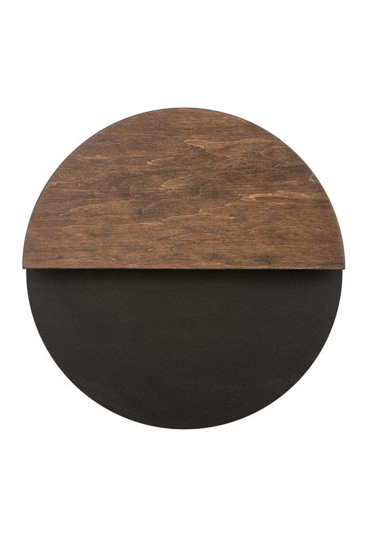 Kinkiet ścienny Sigma Lighting Luna czarny-venge styl nowoczesny LED 7W 3000K 350lm IP20 wym: 26 x 26 x 5,5 cm - 1 szt.