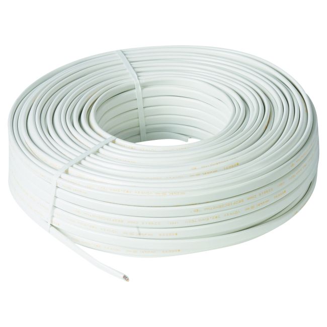 Przewód YDYp 3 x 2,5 mm2 750 V biały 100 mb