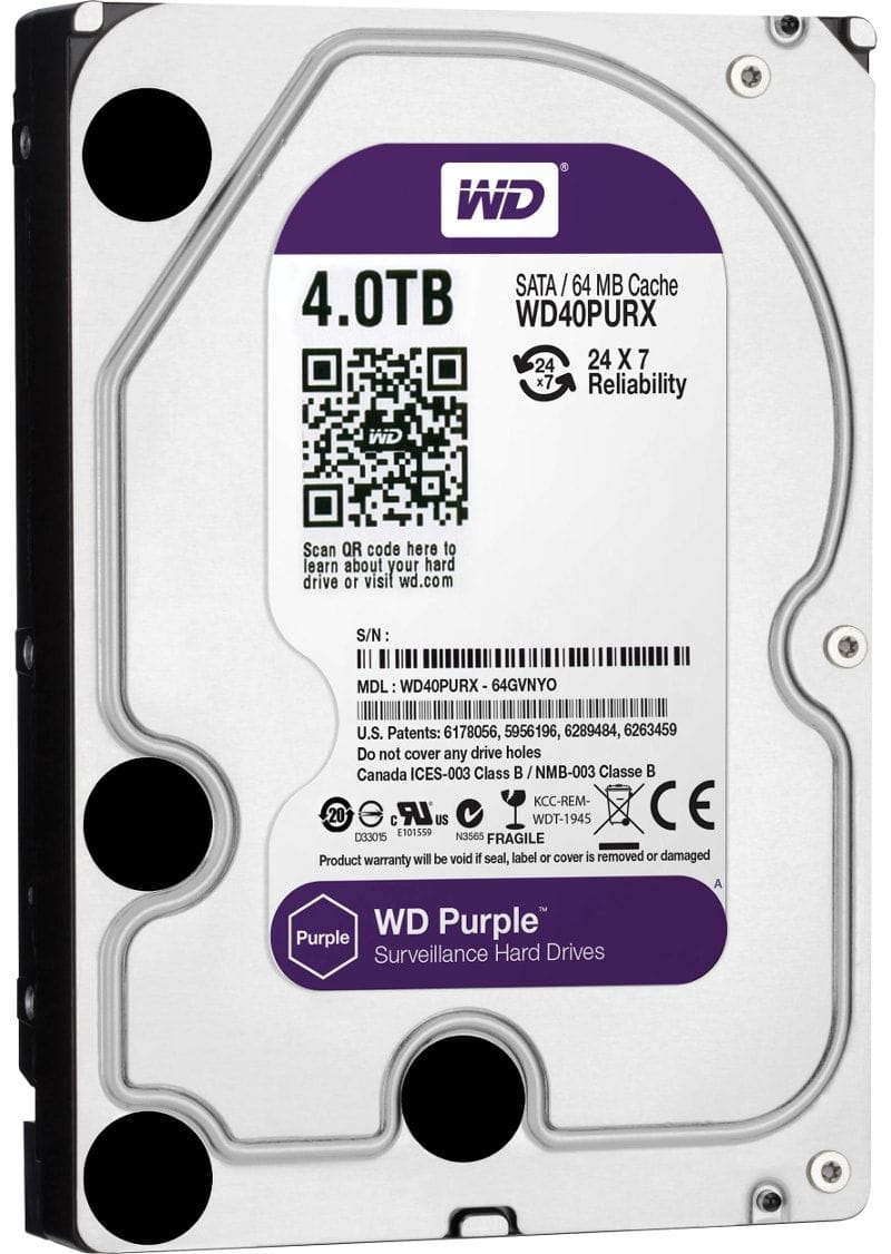 WD Dysk 3,5" 4TB SATA WD40PURX - Henryx24