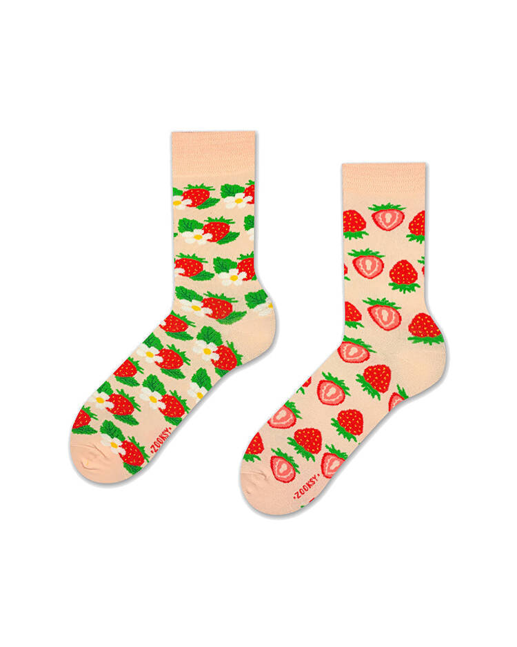 Skarpetki męskie długie | Truskawkowe | mixTURY | ZOOKSY