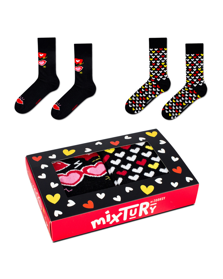 Skarpetki męskie długie | Miłosne BOX | mixTURY | ZOOKSY