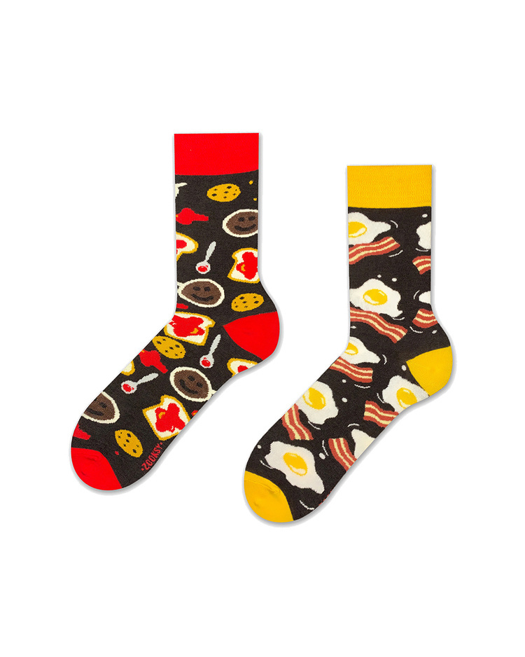 Skarpetki męskie długie | Śniadaniowe | mixTURY | ZOOKSY