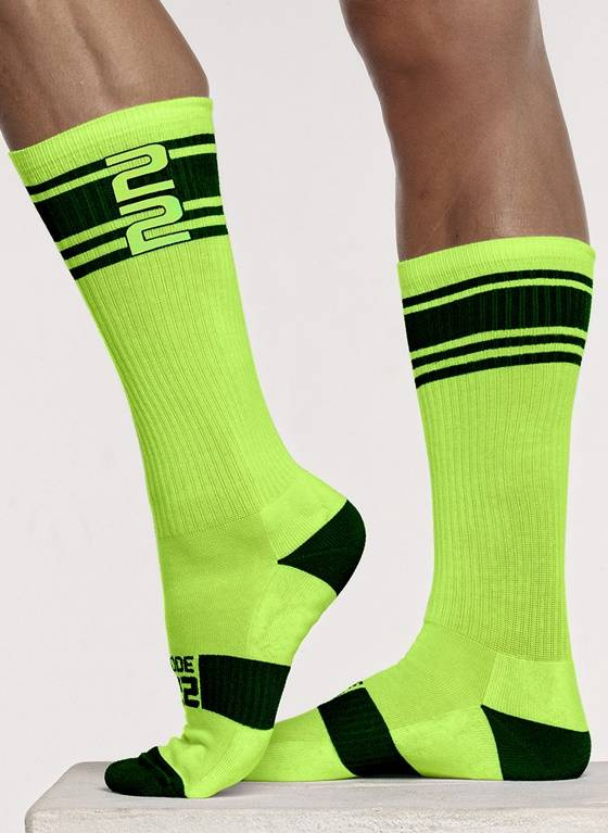 Skarpetki męskie | Active 8008 Lime | CODE22