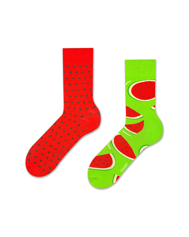 Skarpetki męskie długie | Arbuzowe | mixTURY | ZOOKSY