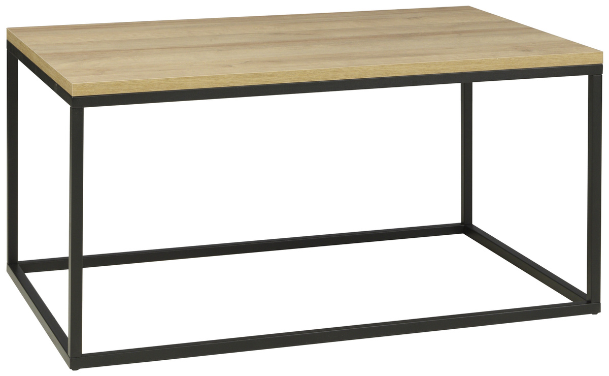 Prostokątny loftowy stolik kawowy do salonu 60x100 cm INFINITY