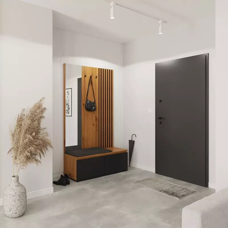 Garderoba do przedpokoju z siedziskiem NELGARI