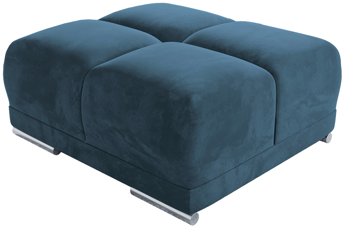 Granatowa pufa do siedzenia NUBES monolith