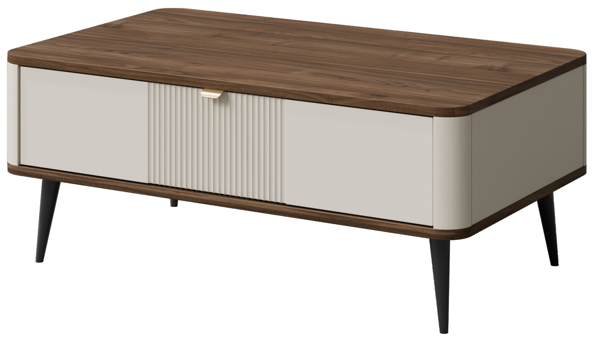 Nowoczesny stolik kawowy z szufladą do salonu MIREL 100x60 cm