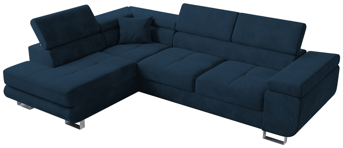 Rozkładana kanapa narożna z funkcją spania ANTON