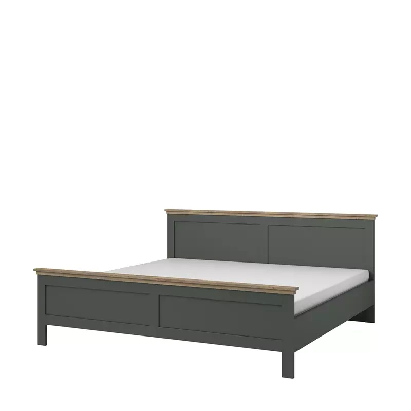 Łóżko do sypialni 180x200 IVORIA butelkowa zieleń