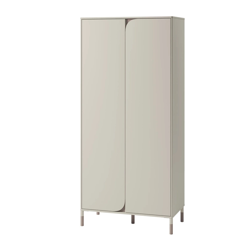 Dwudrzwiowa młodzieżowa szafa z półkami HARMONY 92 cm