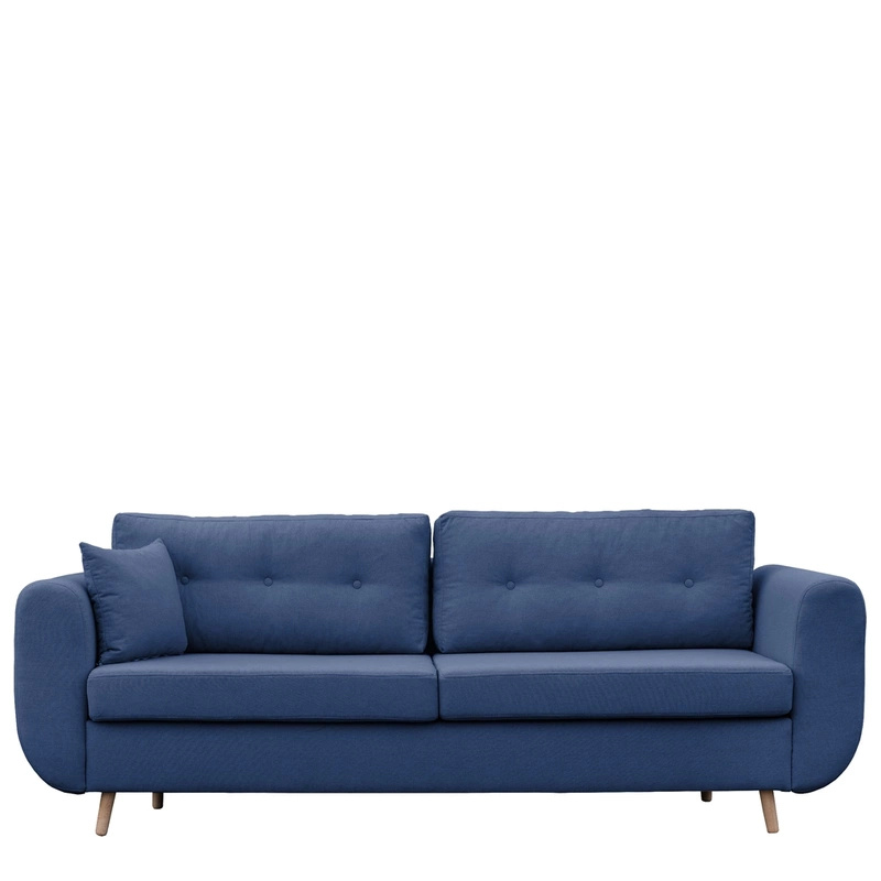 Granatowa kanapa w stylu nowoczesnym do salonu AURA