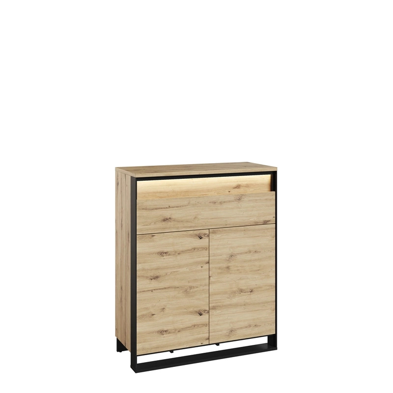 Nowoczesna komoda z szufladami 90 cm QUANT półki