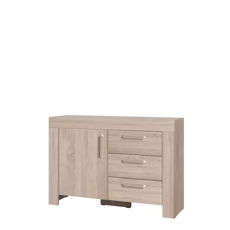 Komoda z szufladami oraz drzwiczkami uchylnymi 120 cm do salonu lub do sypialni meble systemowe KING