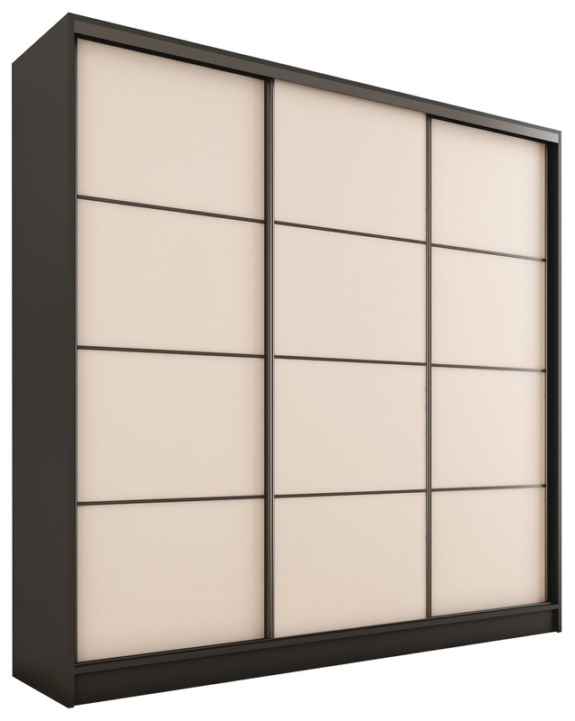 Szafa przesuwna do przedpokoju 180 cm LOFT beż piaskowy