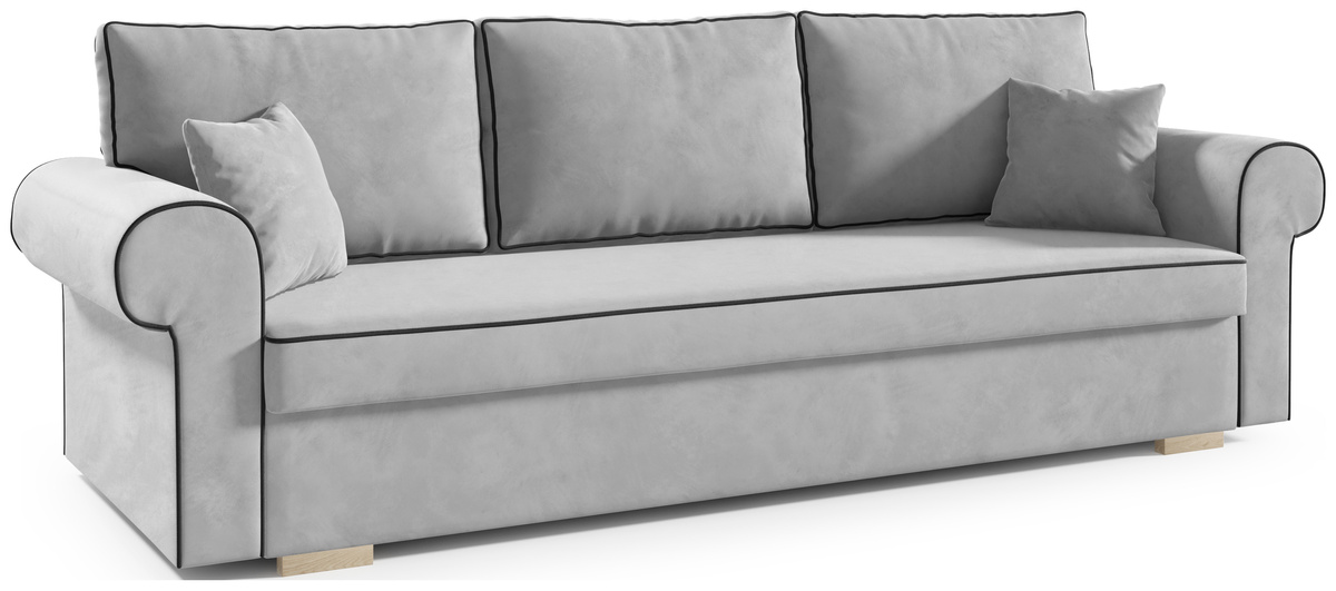Nowoczesna sofa trzyosobowa do salonu z funkcją spania MAGNOLIA