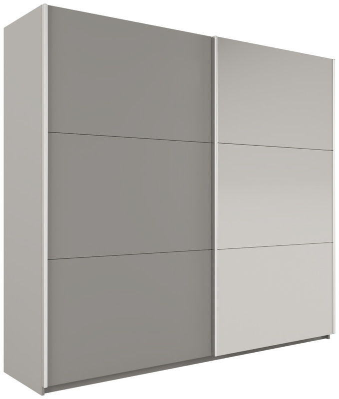 Pojemna dwudrzwiowa szafa przesuwna z lustrem 250 cm VASCO