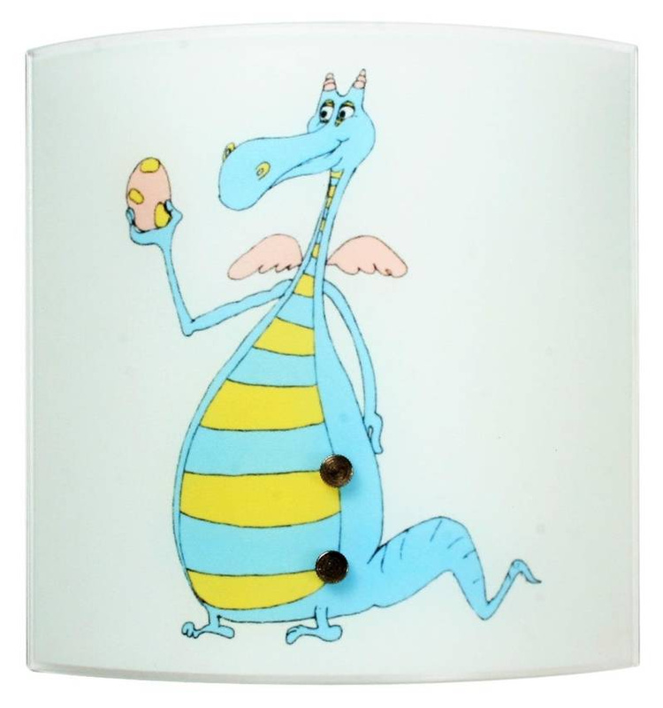 Biały kinkiet ścienny 1-punktowy do salonu DRAGON E27