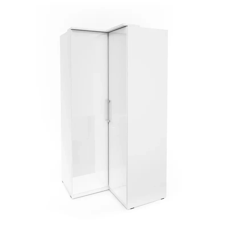 Szafa narożna modułowa SIERRA biała